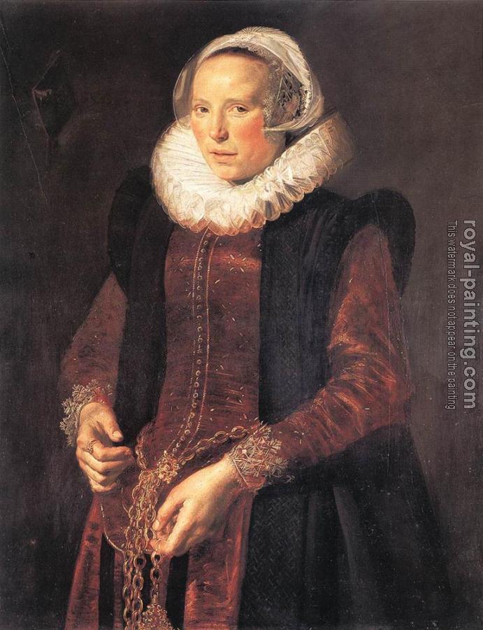 Frans Hals : Portrait Of A Woman